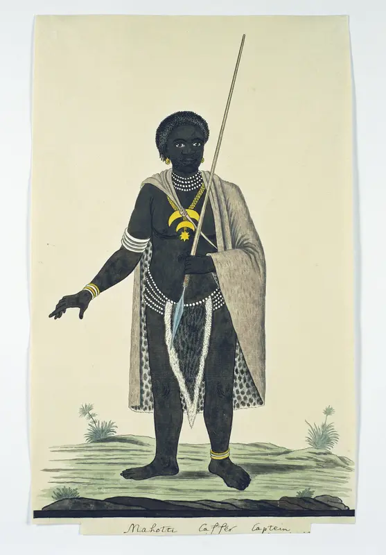 Mahote, chieftain of the Dange Xhosa Wall Art by Robert Jacob Gordon - High-Resolution Digital Print