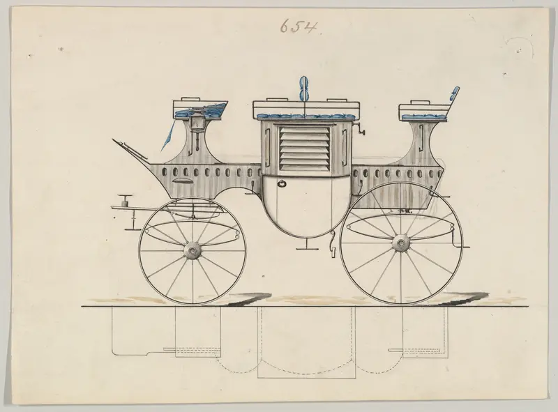 Mail Coach #654 Wall Art by Brewster & Co. - High-Resolution Digital Print
