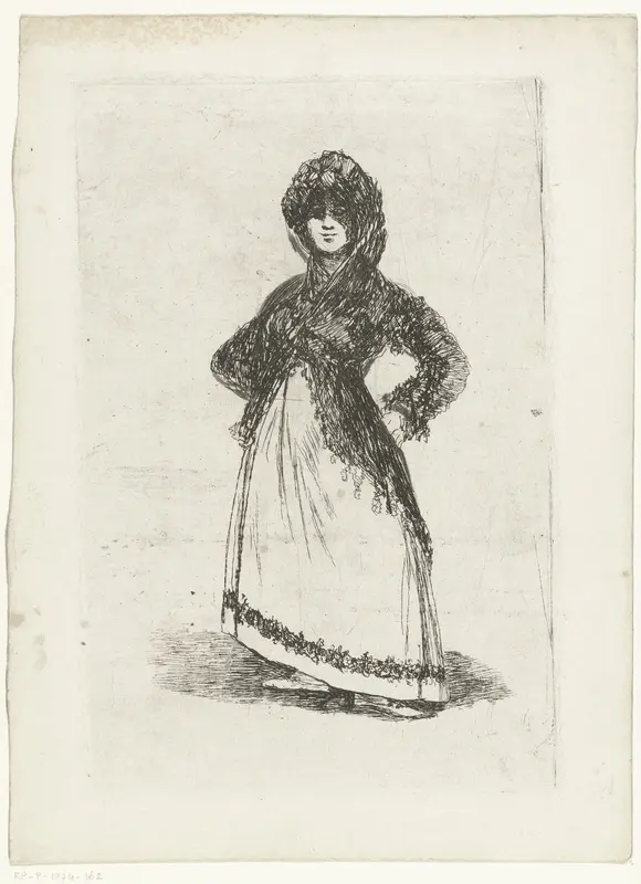 Maja met de lichte achtergrond Wall Art by Francisco de Goya - High-Resolution Digital Print