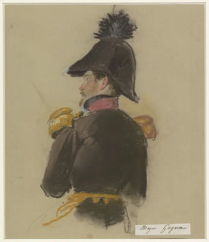 Majoor von Gagern, op de rug gezien Wall Art by Jacob Joseph Eeckhout - High-Resolution Digital Print