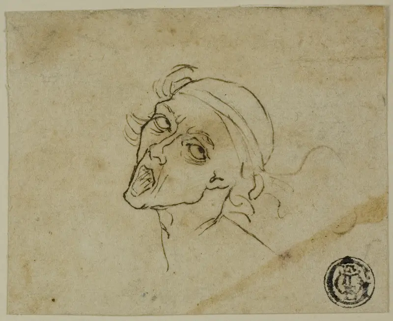 Male Head Wall Art by Michelangelo Buonarroti - High-Resolution Digital Print
