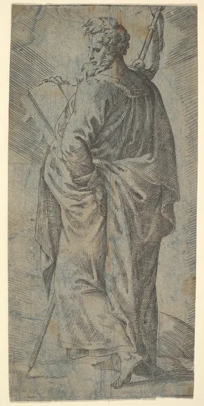 Male Saint Wall Art by Anonymous, Italian, 16th century - High-Resolution Digital Print