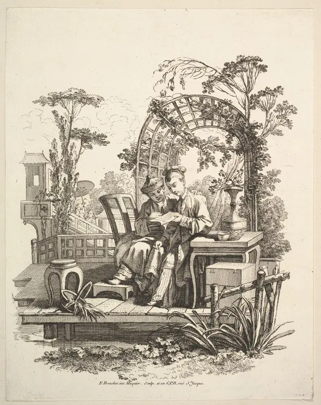 Man and Woman Reading