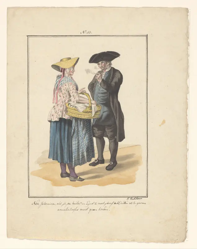 Man en vrouw van Walcheren Wall Art by Unknown - High-Resolution Digital Print