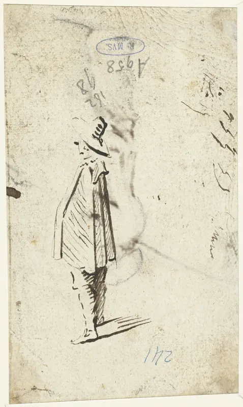 Man in een cape Wall Art by Unknown - High-Resolution Digital Print