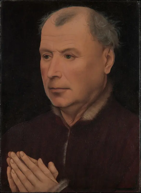 Man in Prayer Wall Art by Rogier van der Weyden - High-Resolution Digital Print