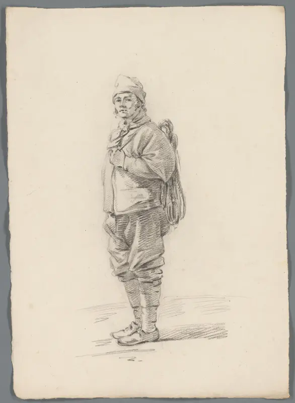 Man met een hengel Wall Art by anonymous - High-Resolution Digital Print