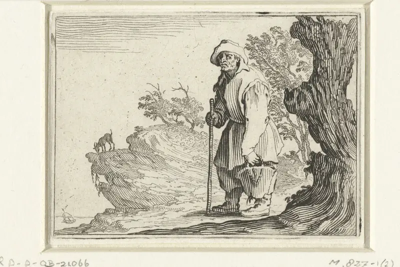 Man met tas Wall Art by Jacques Callot - High-Resolution Digital Print