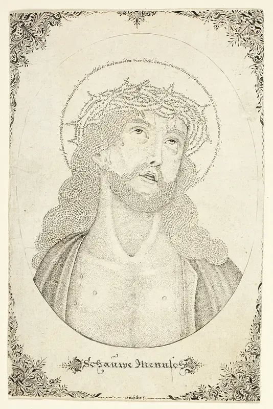 Man of Sorrows Wall Art by Johann Michael Püchler - High-Resolution Digital Print