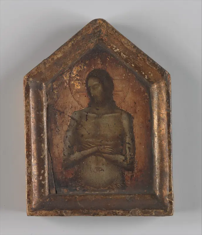 Man of Sorrows Wall Art by Italian (Tuscan) Painter, first quarter of the 14th century - High-Resolution Digital Print