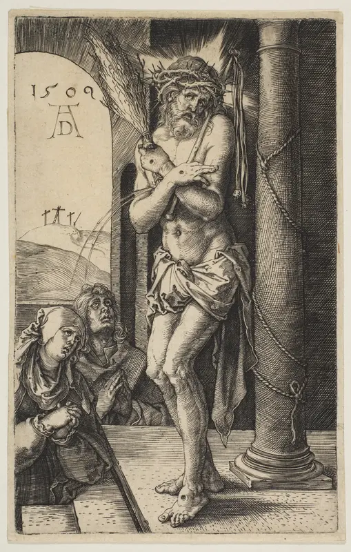 Man of Sorrows, from "The Passion" Wall Art by Albrecht Dürer - High-Resolution Digital Print