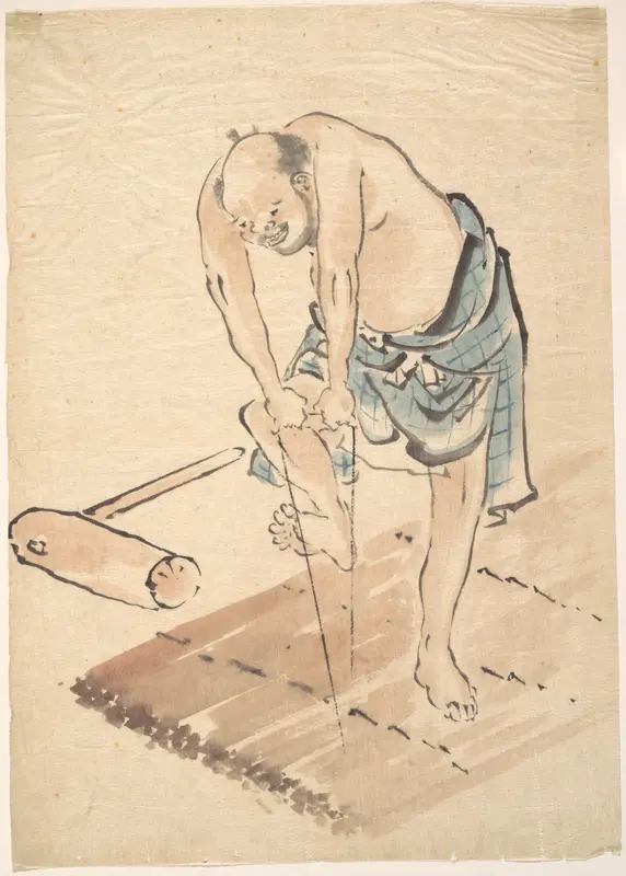 Man on a Raft