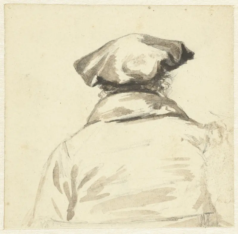 Man, op de rug gezien Wall Art by Pieter Gerardus van Os - High-Resolution Digital Print