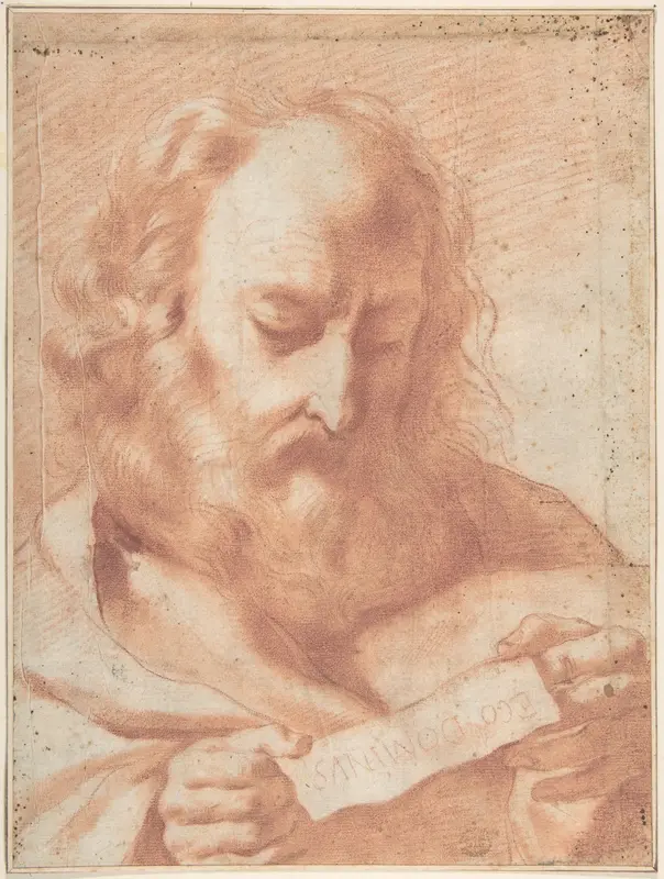 Man Reading Wall Art by Anonymous, Italian, Roman-Bolognese, 17th century - High-Resolution Digital Print