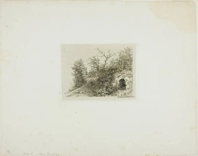 Man Sitting on a Hill