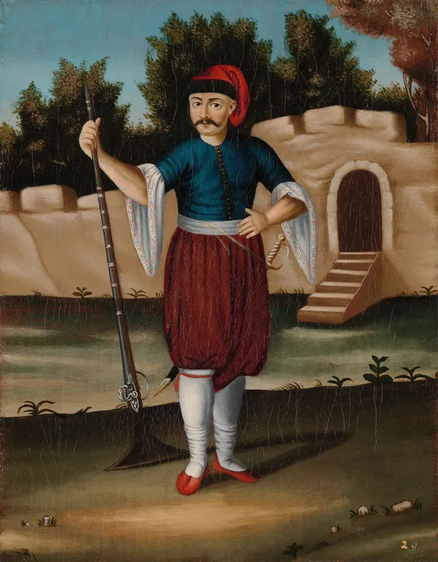 Man van de Albanese kust Wall Art by Unknown - High-Resolution Digital Print