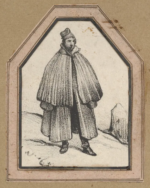 Man wearing a cape Wall Art by Victor Adam - High-Resolution Digital Print