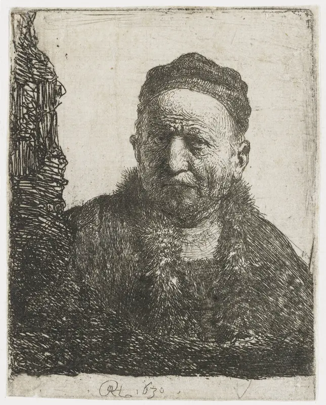 Man wearing a close cap: bust (the artist's father?) Wall Art by Unknown - High-Resolution Digital Print