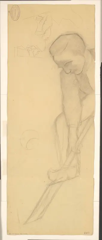 Man werkt met een spade Wall Art by Leo Gestel - High-Resolution Digital Print