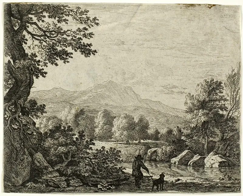 Man with a Dog Wall Art by Karel Dujardin - High-Resolution Digital Print