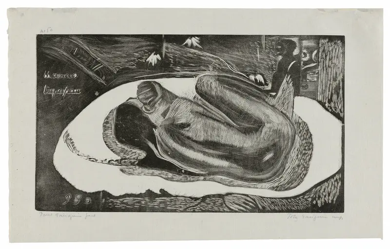 Manao tupapau (She Thinks of the Ghost or The Ghost Thinks of Her), from the Noa Noa Suite
