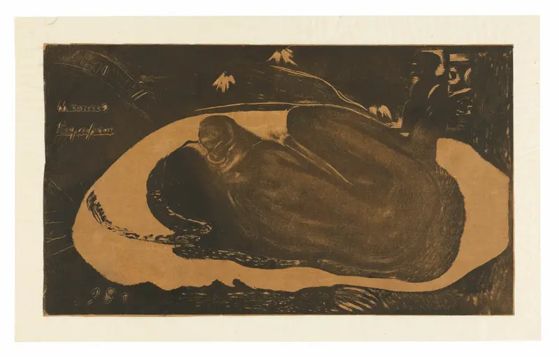 Manau tupapau (She Thinks of the Ghost or The Ghost Thinks of Her), from the Noa Noa Suite