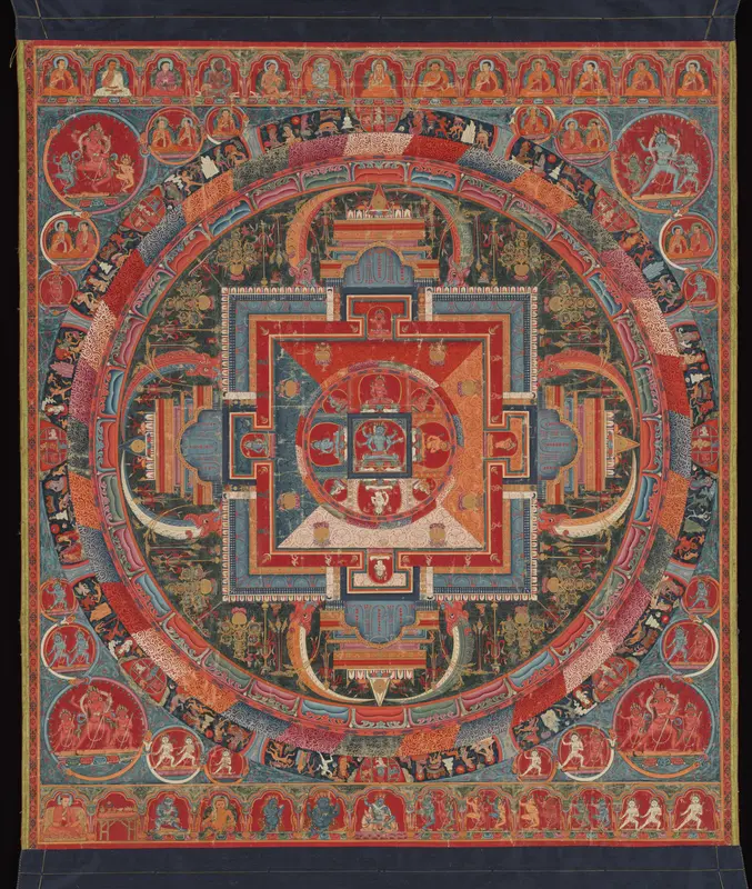 Mandala of Jnanadakini Wall Art by Unknown - High-Resolution Digital Print