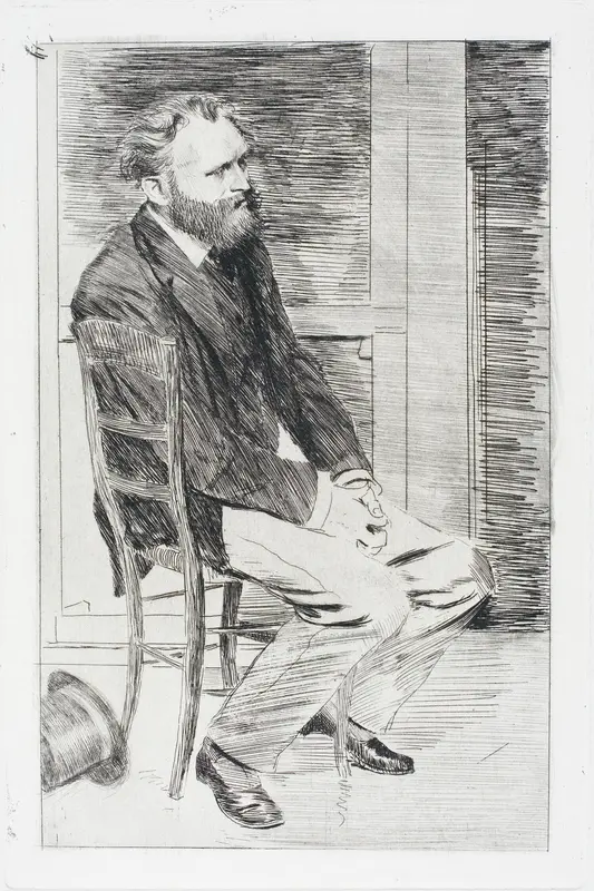 Manet Seated, Turned to the Right
