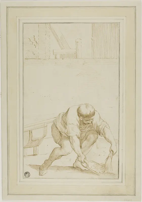 Manure Collector Wall Art by Annibale Carracci - High-Resolution Digital Print