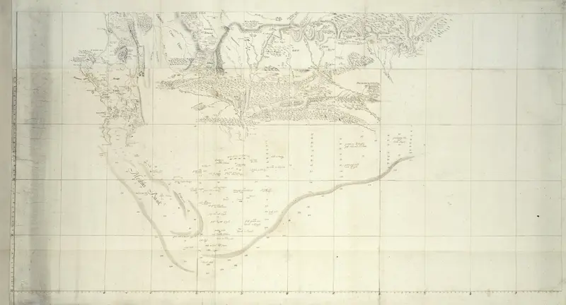 Map of the Southern Part of South Africa Wall Art by Unknown - High-Resolution Digital Print