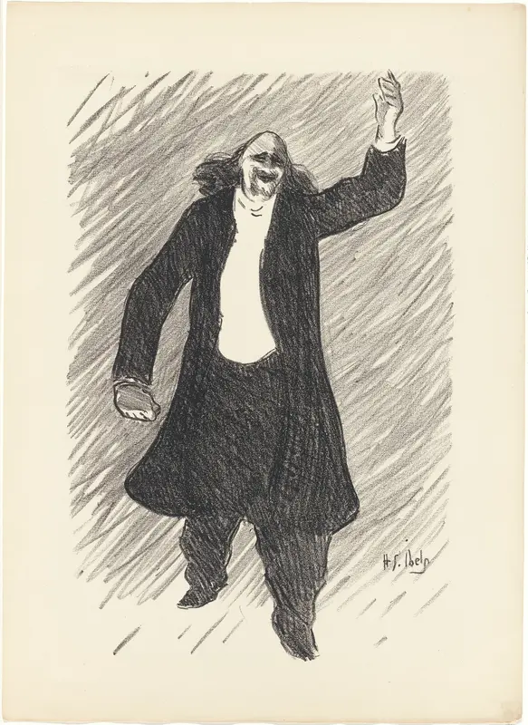 Marcel Legay, from Le Café-Concert Wall Art by Henri-Gabriel Ibels - High-Resolution Digital Print