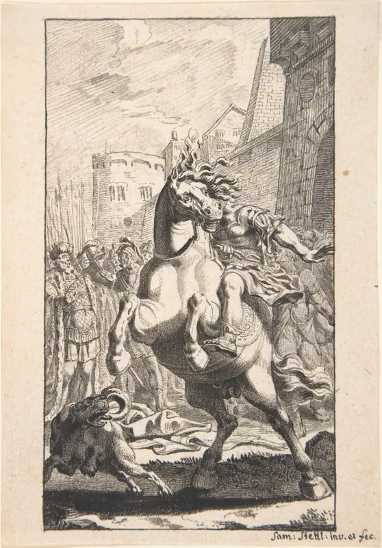 Marcus Curtius Wall Art by Samuel Stettler - High-Resolution Digital Print