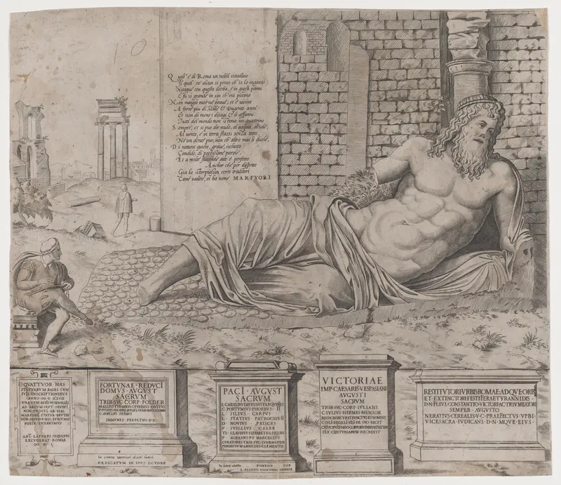 Marforius Wall Art by Nicolas Beatrizet - High-Resolution Digital Print
