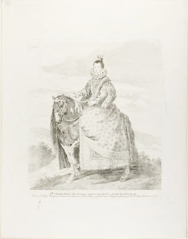 Margaret of Austria Wall Art by Francisco José de Goya y Lucientes - High-Resolution Digital Print