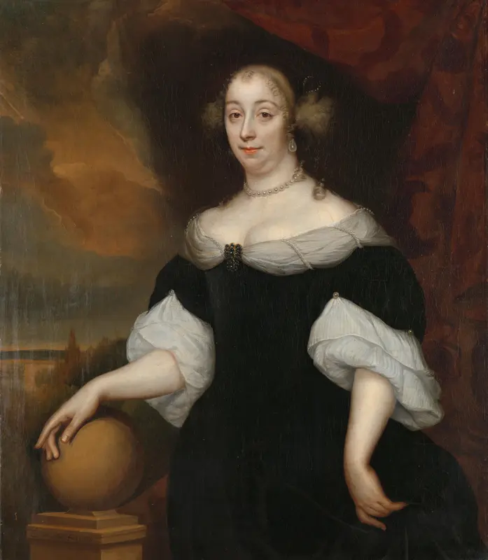 Margaretha Munter (1639-1711), second Wife of Jacobus Trip Wall Art by Lambertus Jansz. de Hue - High-Resolution Digital Print