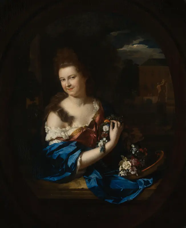 Margaretha Rendorp (1673-1730). Echtgenote van Jan van de Poll Wall Art by Adriaen van der Werff - High-Resolution Digital Print