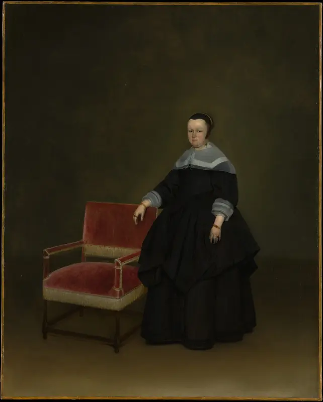 Margaretha van Haexbergen (1614–1676) Wall Art by Gerard ter Borch the Younger - High-Resolution Digital Print