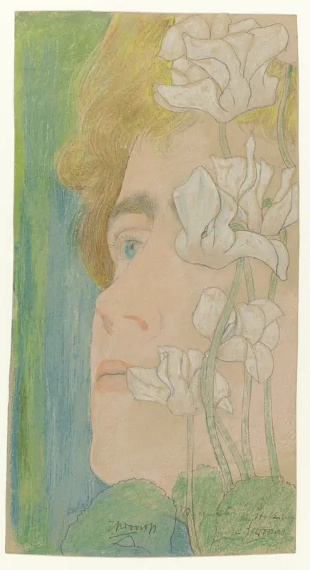 Marguérite Wall Art by Jan Toorop - High-Resolution Digital Print