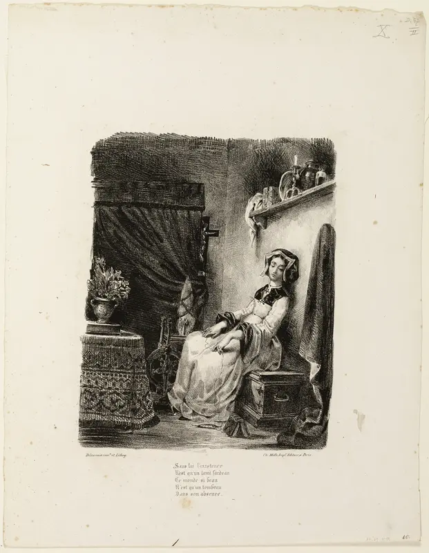 Marguerite at the Spinning Wheel