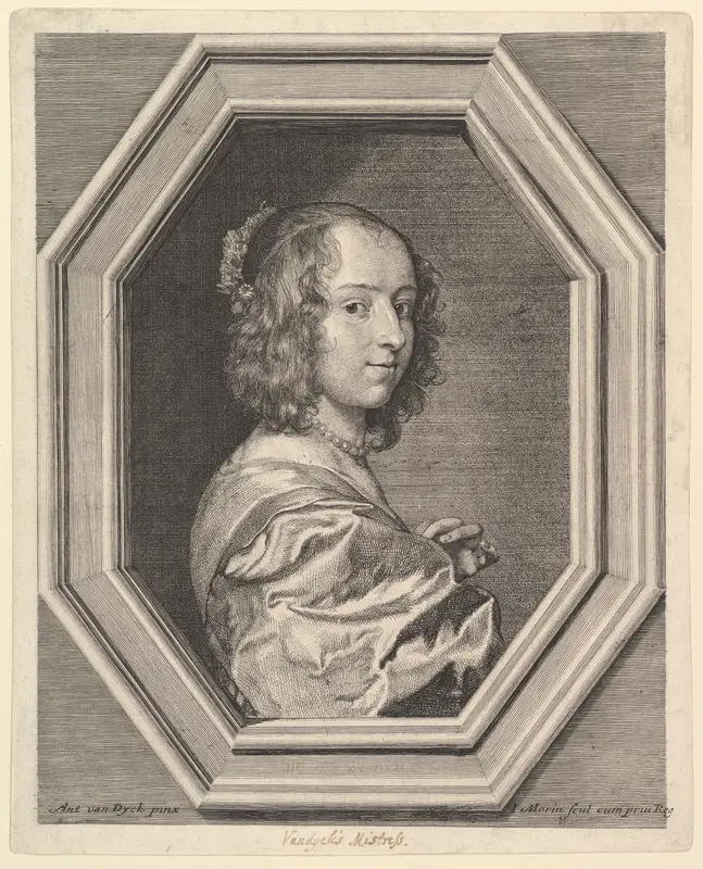Marguerite Lemon, maitresse d'Antoine van Dyck Wall Art by Jean Morin - High-Resolution Digital Print