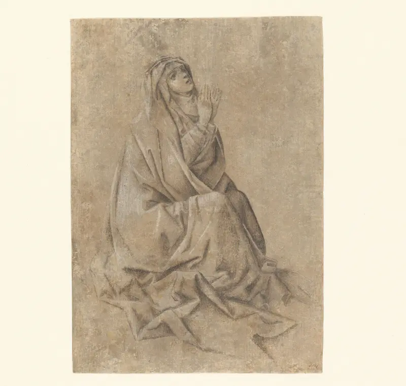 Maria aan de voet van het kruis Wall Art by anonymous - High-Resolution Digital Print