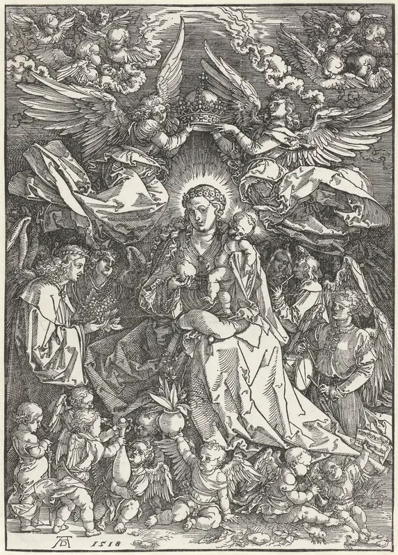 Maria als koningin der engelen Wall Art by Unknown - High-Resolution Digital Print