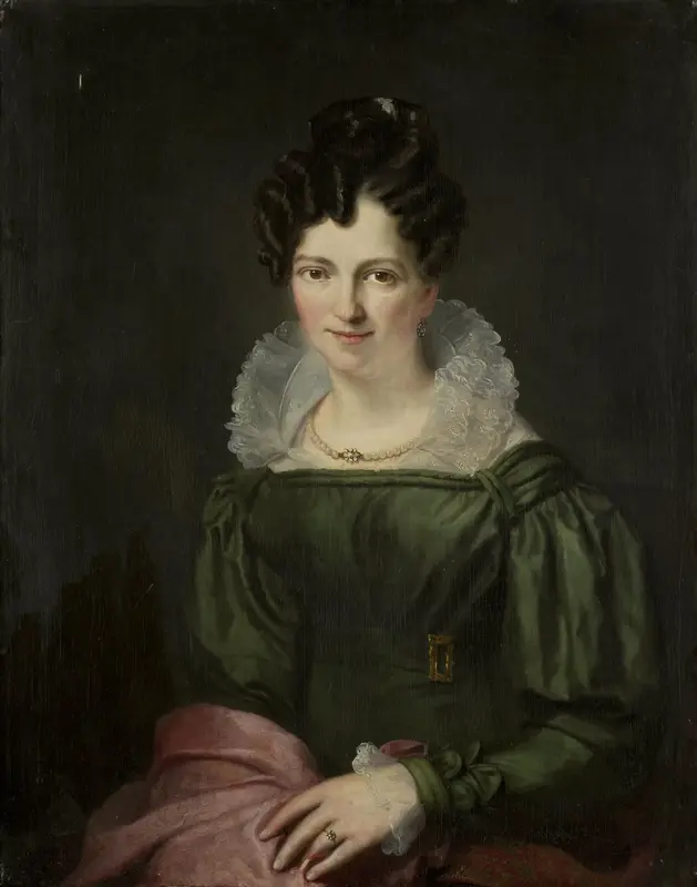 Maria Christina Nijssen (1788-1870). Echtgenote van Anthonie van der Hout Wall Art by Unknown - High-Resolution Digital Print