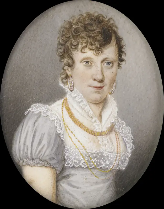 Maria Elisabeth Schreiber (1765-1822). Echtgenote van Georg Albrecht Diederichs Wall Art by anonymous - High-Resolution Digital Print
