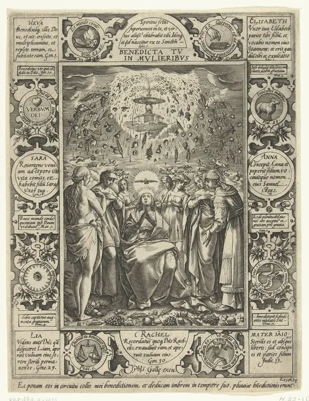 Maria en zeven bijbelse moeders Wall Art by Unknown - High-Resolution Digital Print