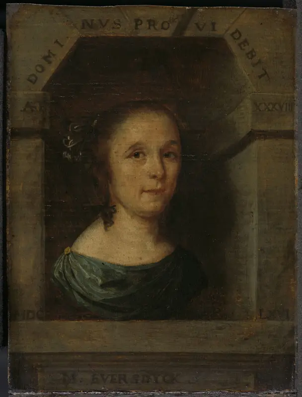 Maria Eversdijck (geb 1628). Echtgenote van Nicolaes Blancardus Wall Art by Unknown - High-Resolution Digital Print