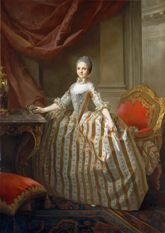 Maria Luisa of Parma (1751–1819), Later Queen of Spain Wall Art by Laurent Pécheux - High-Resolution Digital Print