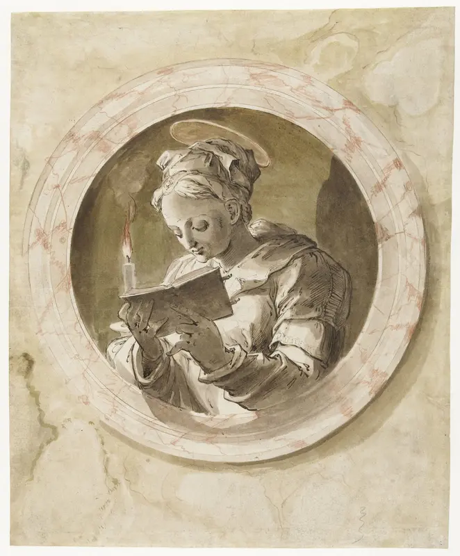 Maria Magdalena of de heilige Agatha Wall Art by Joos van Winghe - High-Resolution Digital Print