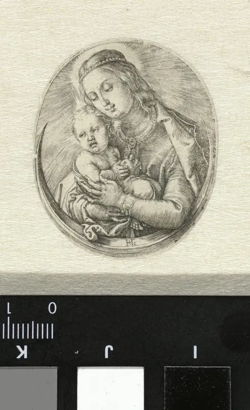 Maria met Christuskind op een halve maan Wall Art by Albrecht Dürer - High-Resolution Digital Print