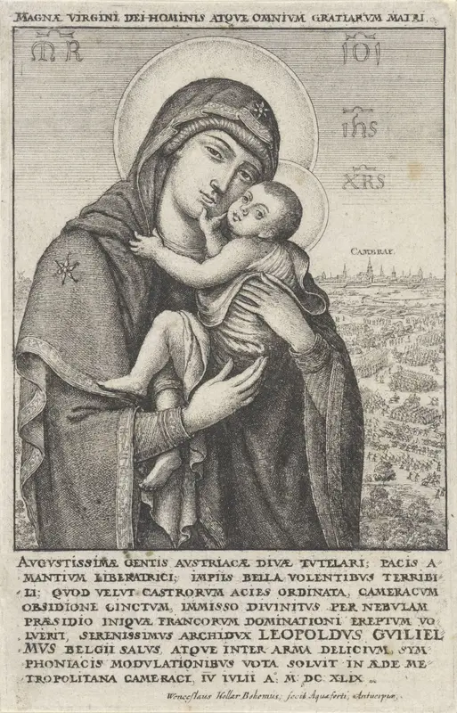 Maria met Christuskind Wall Art by Unknown - High-Resolution Digital Print